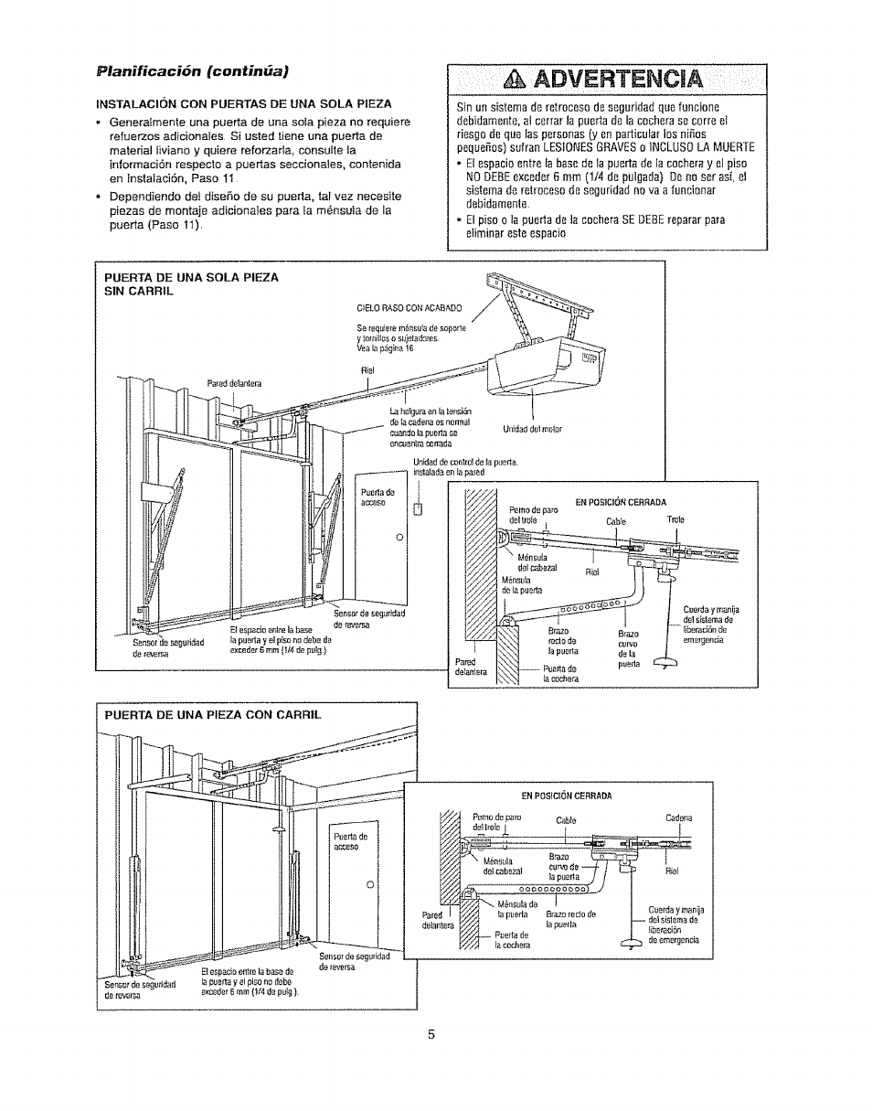 Advertencia | Craftsman 139.53920D User Manual | Page 43 / 76