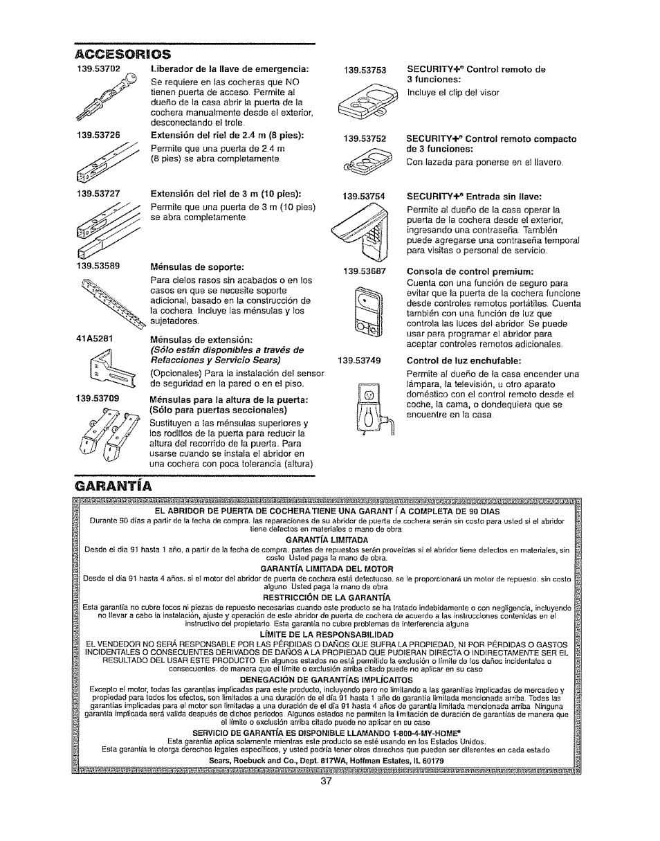 Craftsman 139.53920D User Manual | Page 75 / 76
