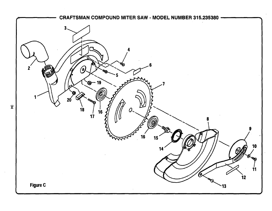 Craftsman 315.235380 User Manual | Page 34 / 38