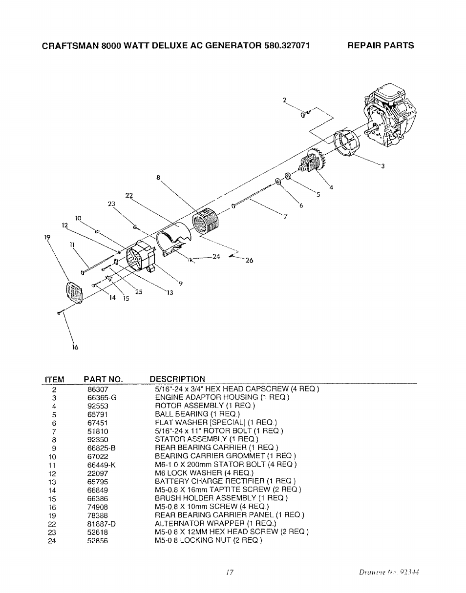 Craftsman 580.327071 User Manual | Page 19 / 28