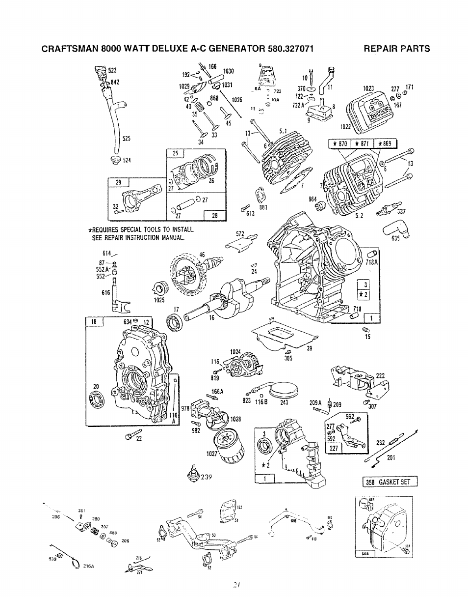 Opoaijd pap|t*0 | Craftsman 580.327071 User Manual | Page 23 / 28