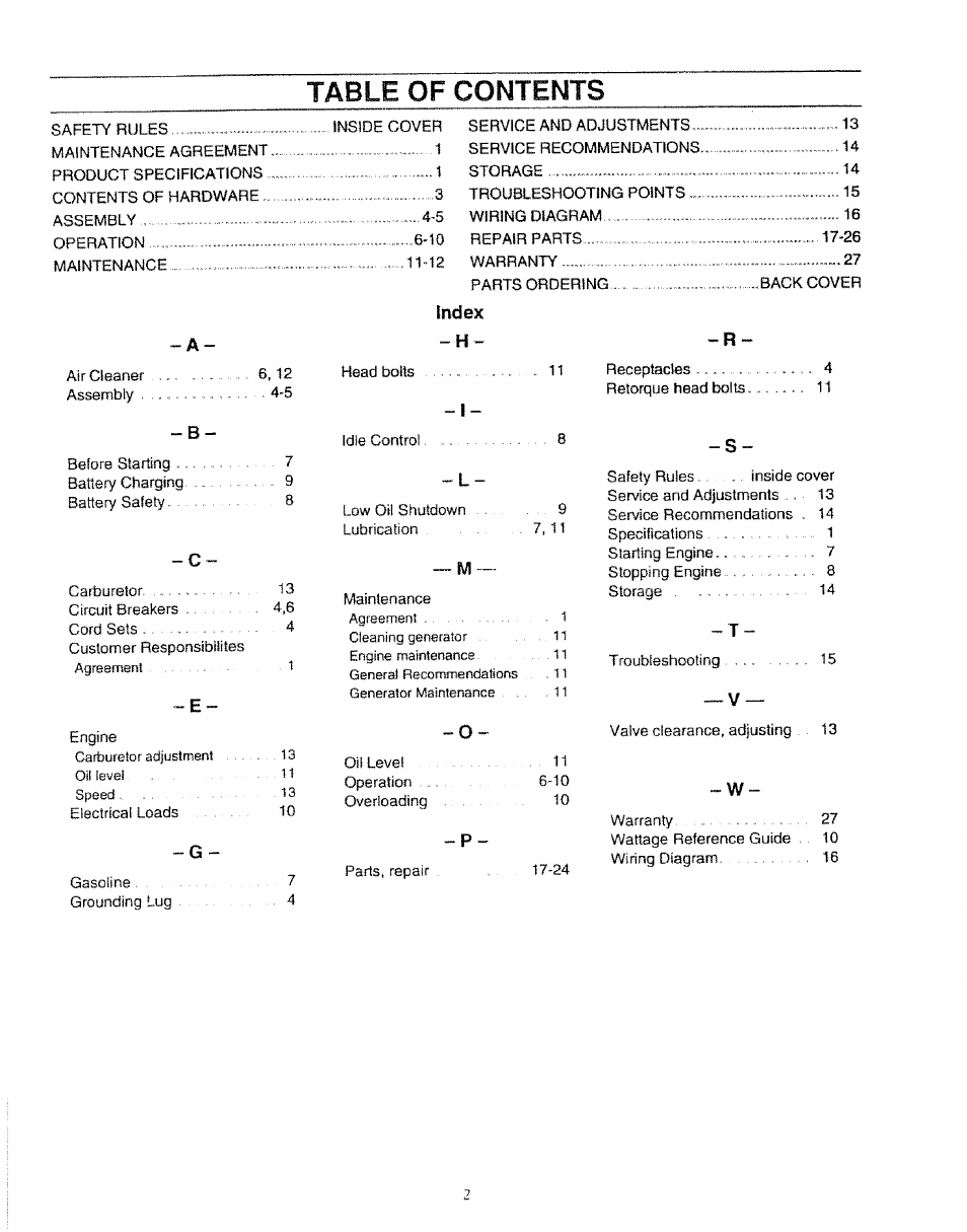 Craftsman 580.327071 User Manual | Page 4 / 28