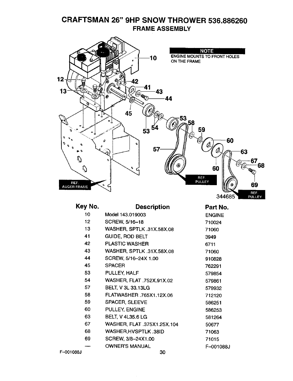 Craftsman 536.886260 User Manual | Page 30 / 54