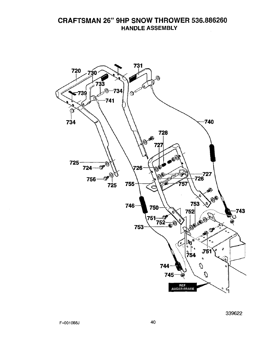 Craftsman 536.886260 User Manual | Page 40 / 54