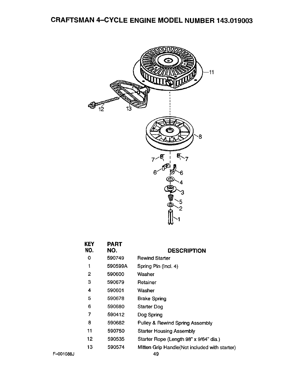 Craftsman 536.886260 User Manual | Page 49 / 54