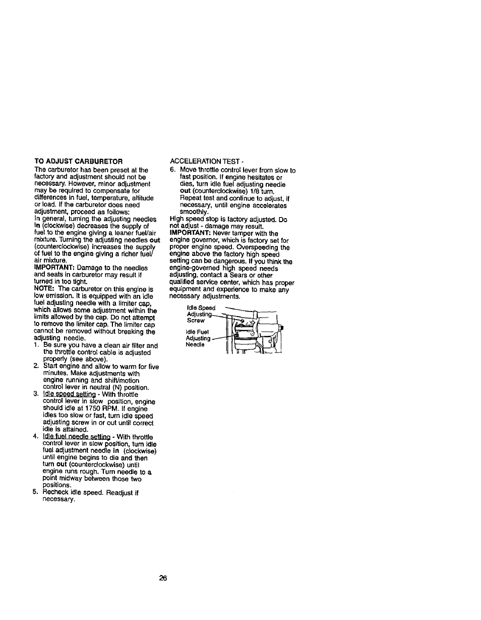 Craftsman 917.272410 User Manual | Page 26 / 60