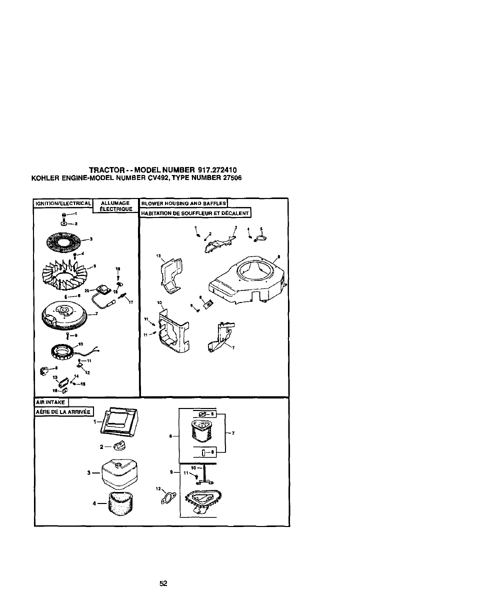 Craftsman 917.272410 User Manual | Page 52 / 60