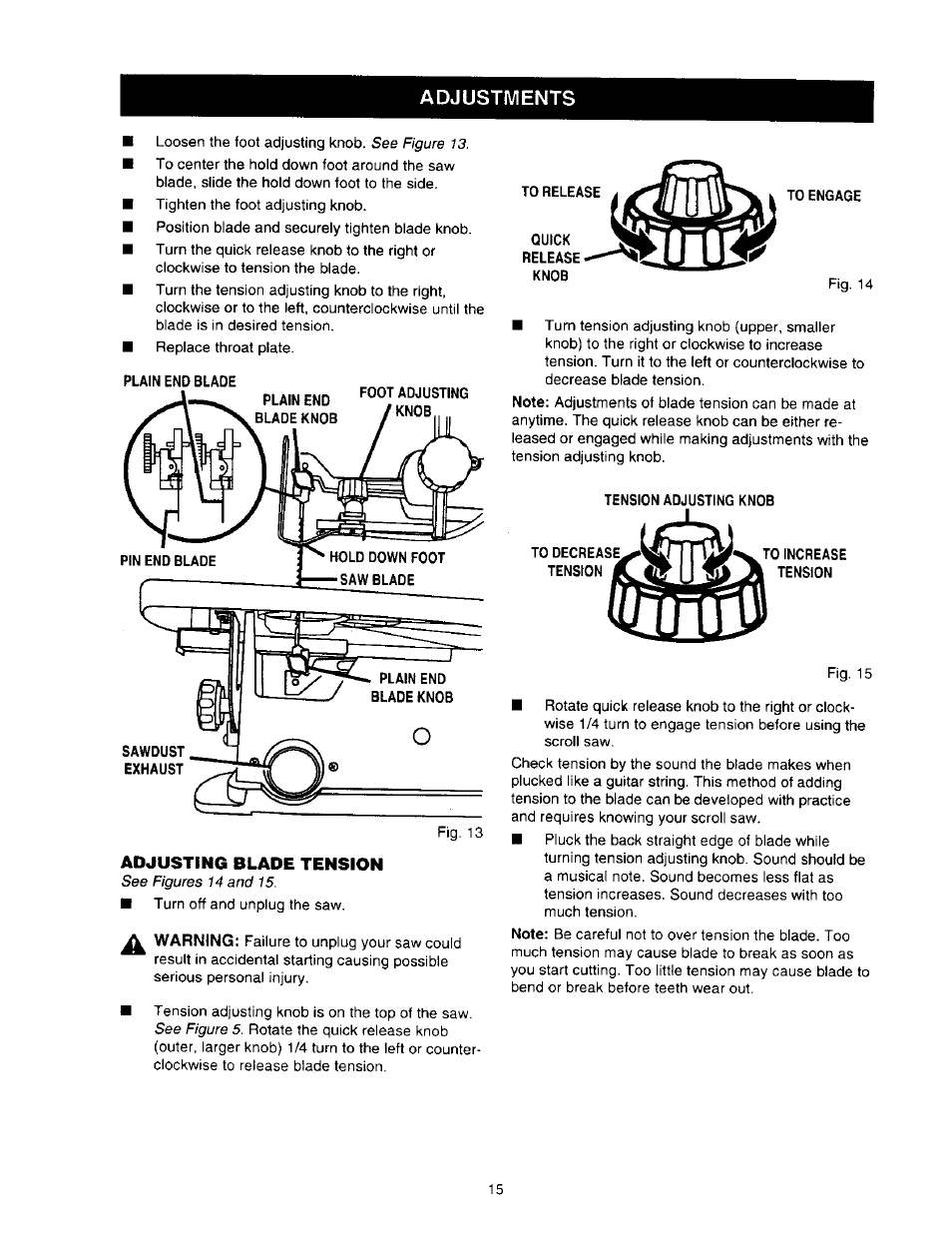 Craftsman 315.216360 User Manual | Page 15 / 26