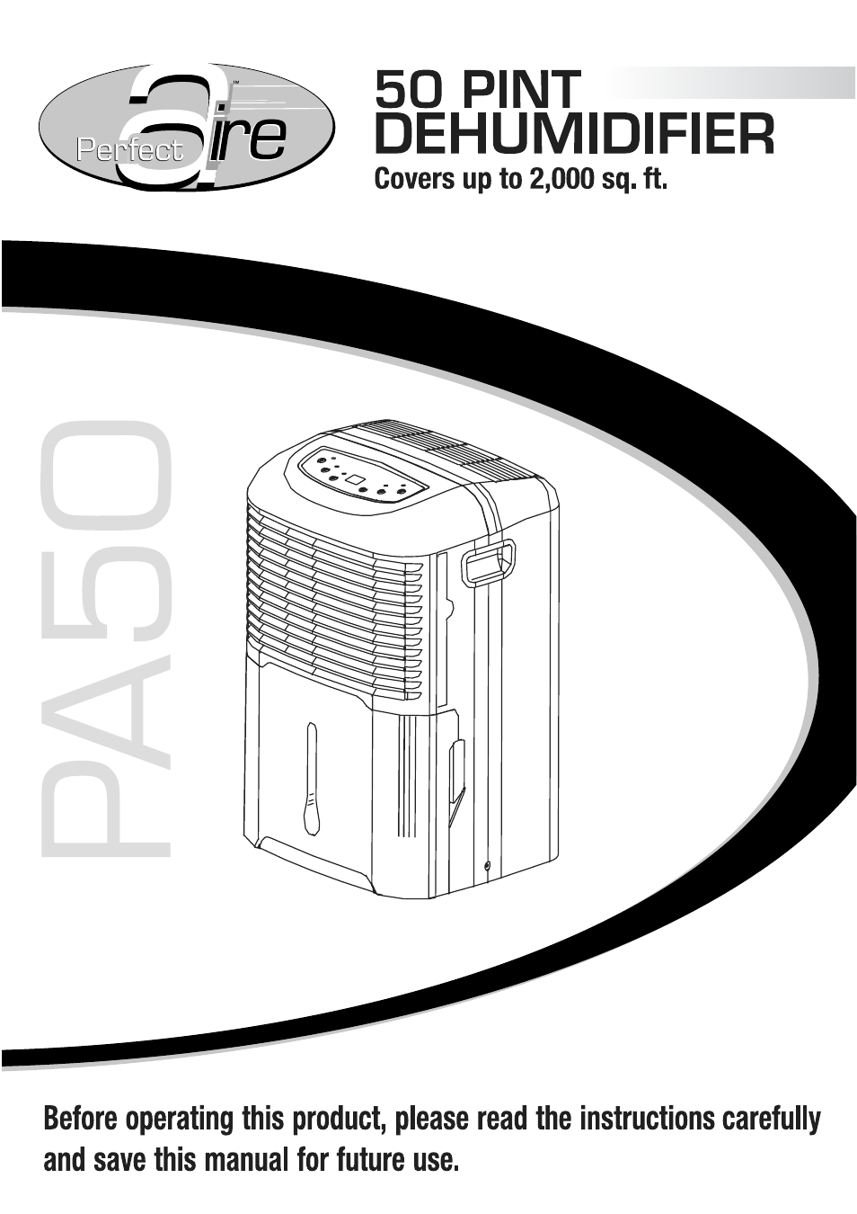 Perfect Aire PA50 User Manual | 11 pages