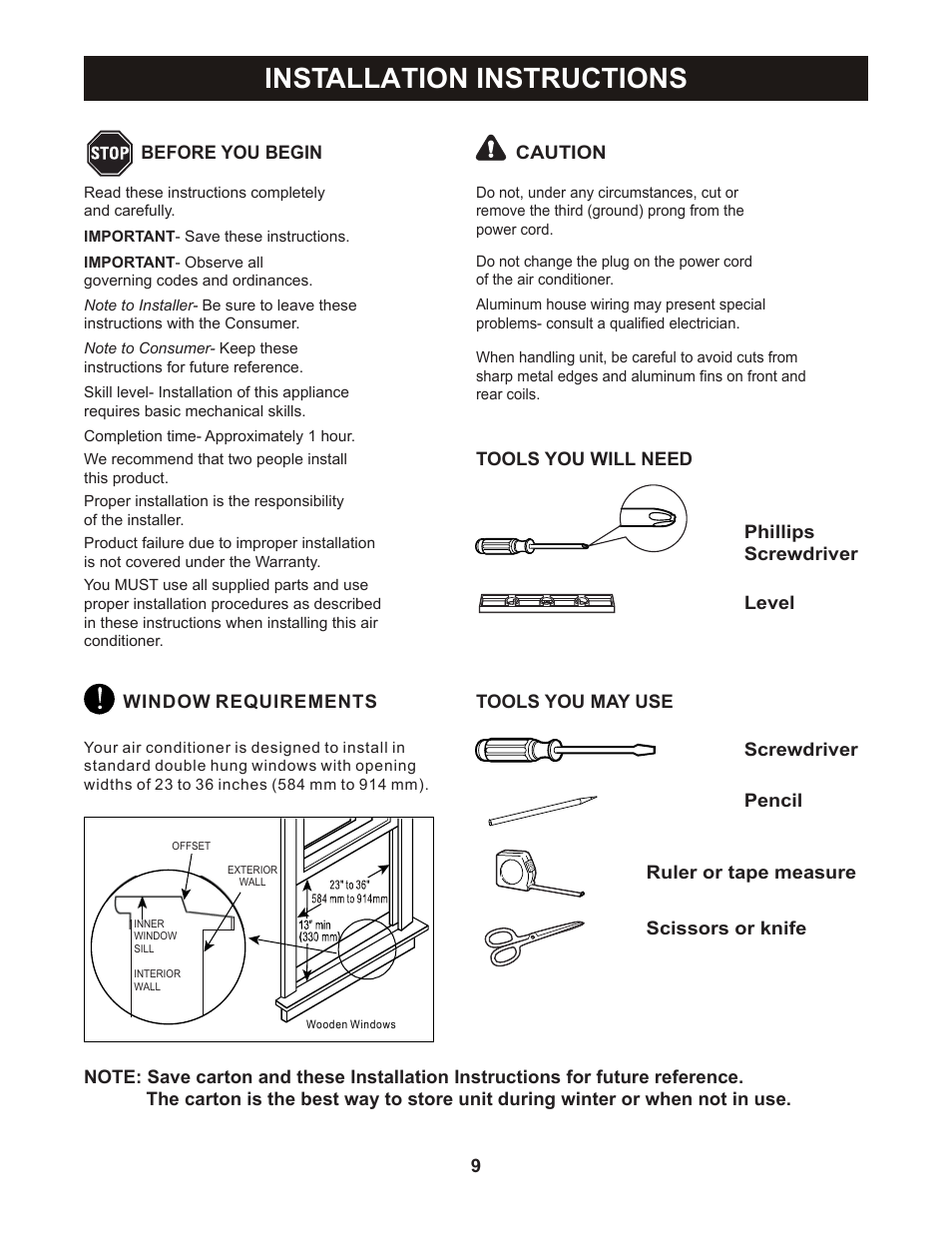 Installation instructions | Perfect Aire PES5000 User Manual | Page 10 / 16