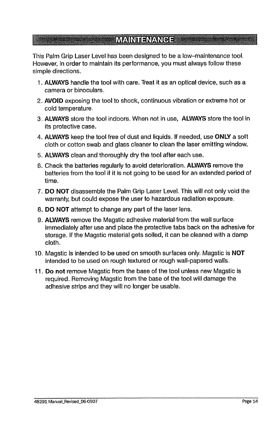 Craftsman 320.48291 User Manual | Page 14 / 16