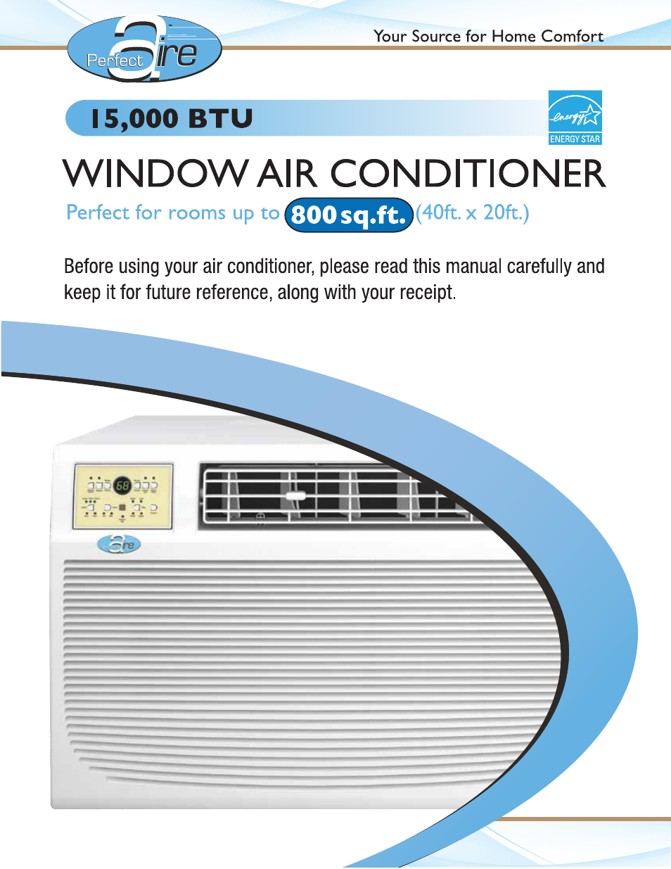 Perfect Aire PAC15000 User Manual | 22 pages