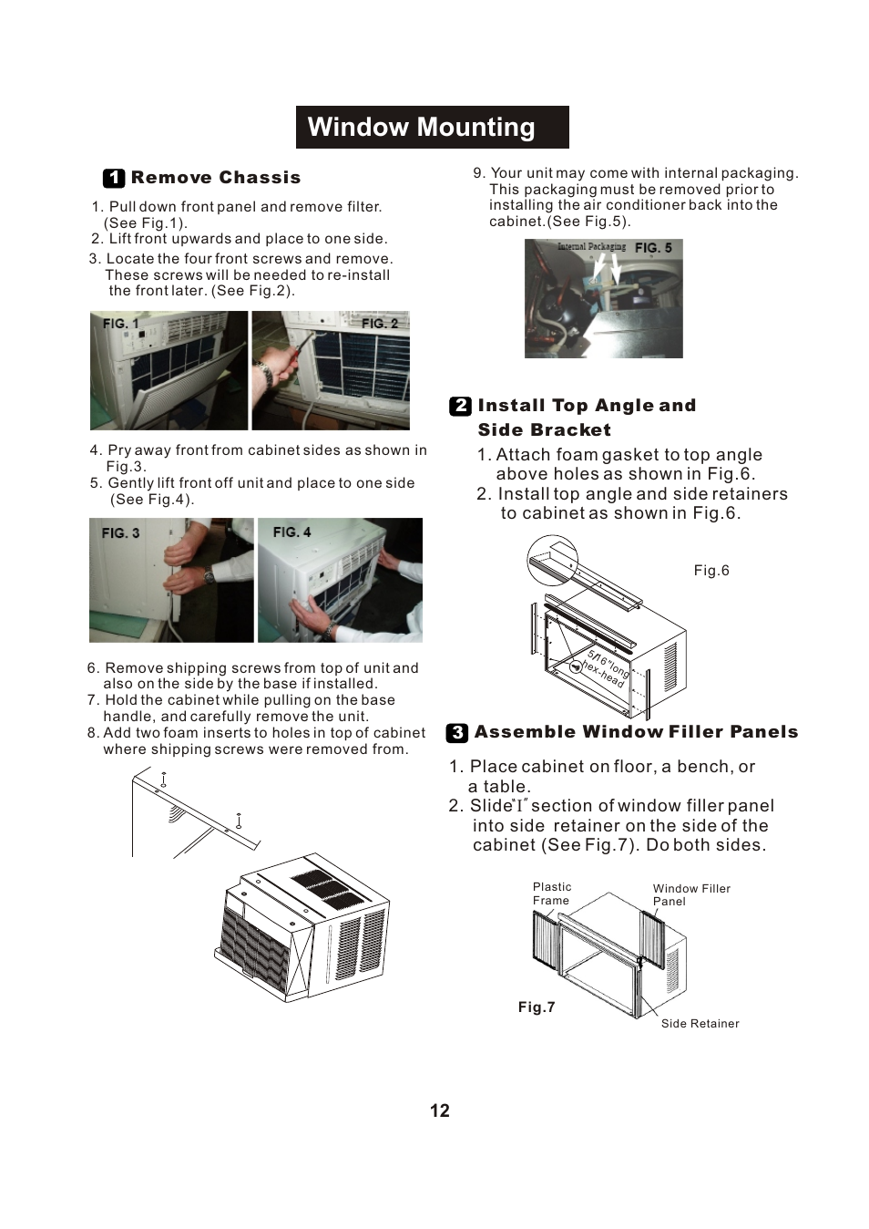 Т³гж 13, Window mounting | Perfect Aire PAC15000 User Manual | Page 13 / 22