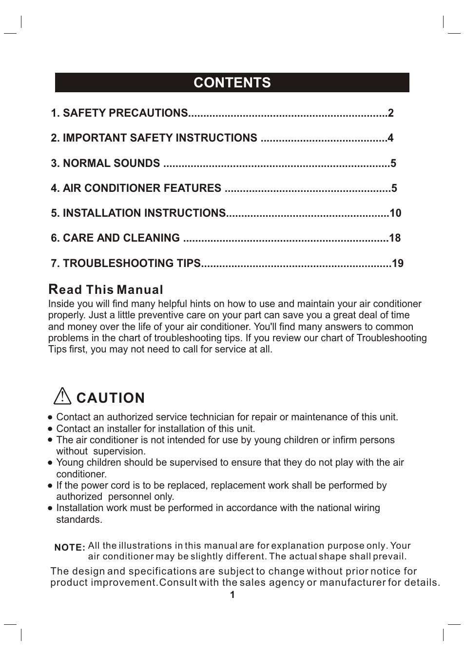 Perfect Aire PAC18000 User Manual | Page 2 / 22