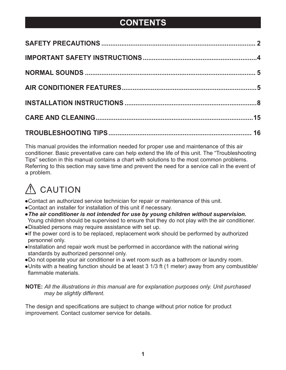 Perfect Aire PNC18000 User Manual | Page 2 / 18