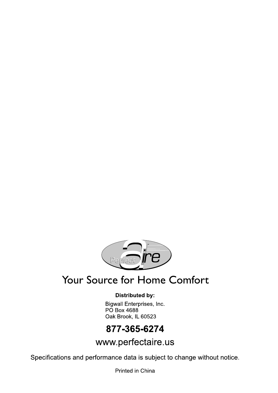 Т³гж 22 | Perfect Aire PAC25000 User Manual | Page 22 / 22