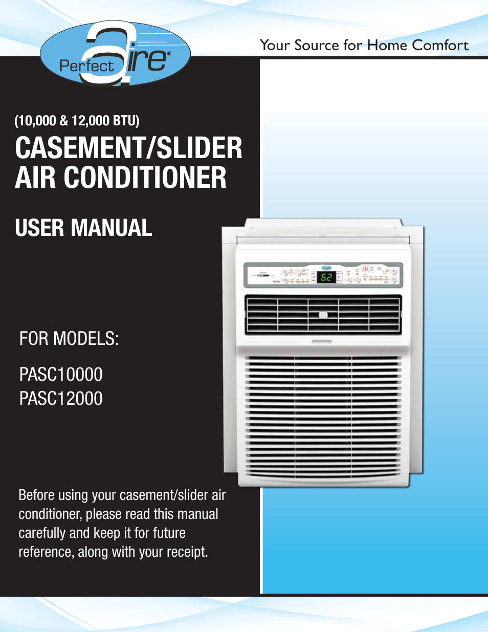 Perfect Aire PASC12000 User Manual | 21 pages