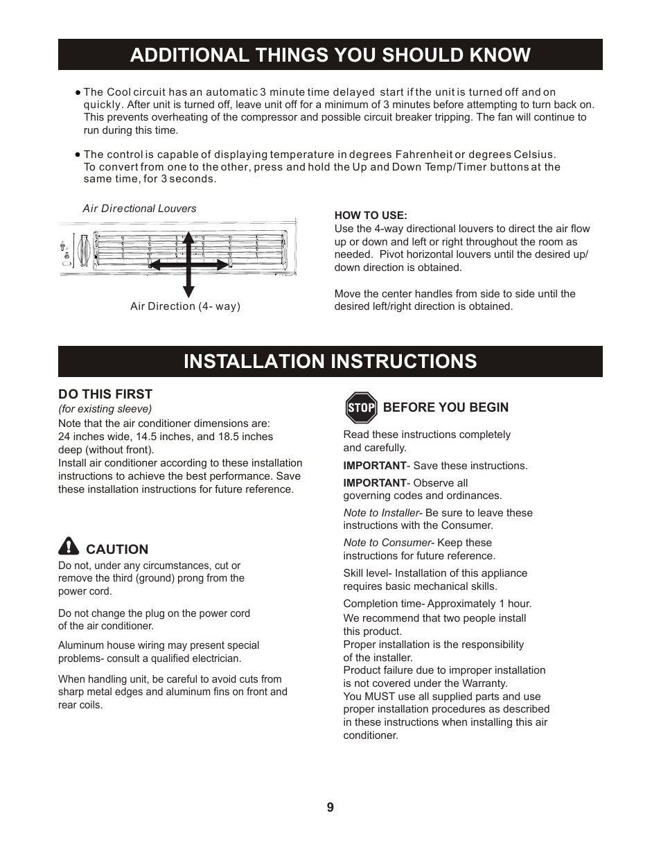 Perfect Aire PATWH14002 User Manual | Page 10 / 26