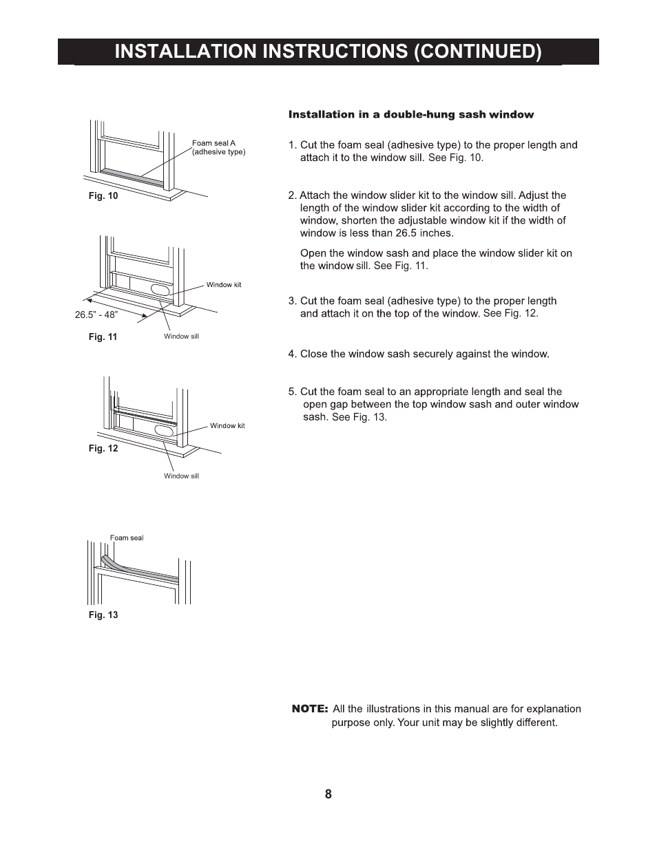 Installation instructions (continued) | Perfect Aire 10000PPAC User Manual | Page 9 / 15