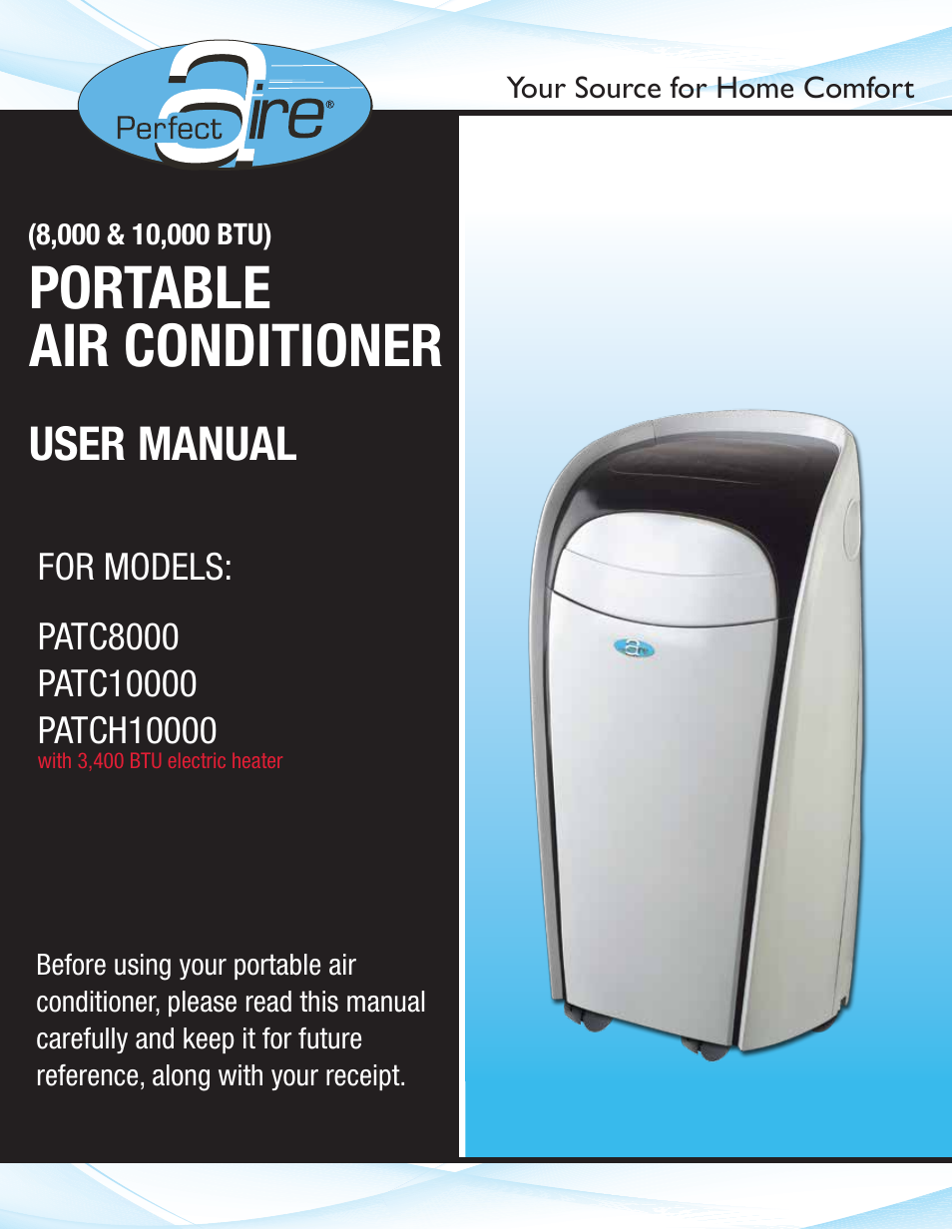 Perfect Aire PATCH10000 User Manual | 16 pages