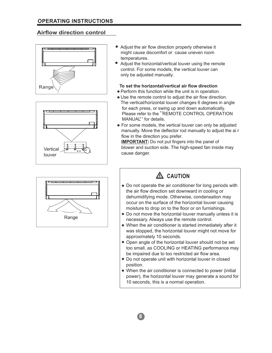 Caution | Perfect Aire 1PAMSH36-MZO4-16 User Manual User Manual | Page 9 / 22