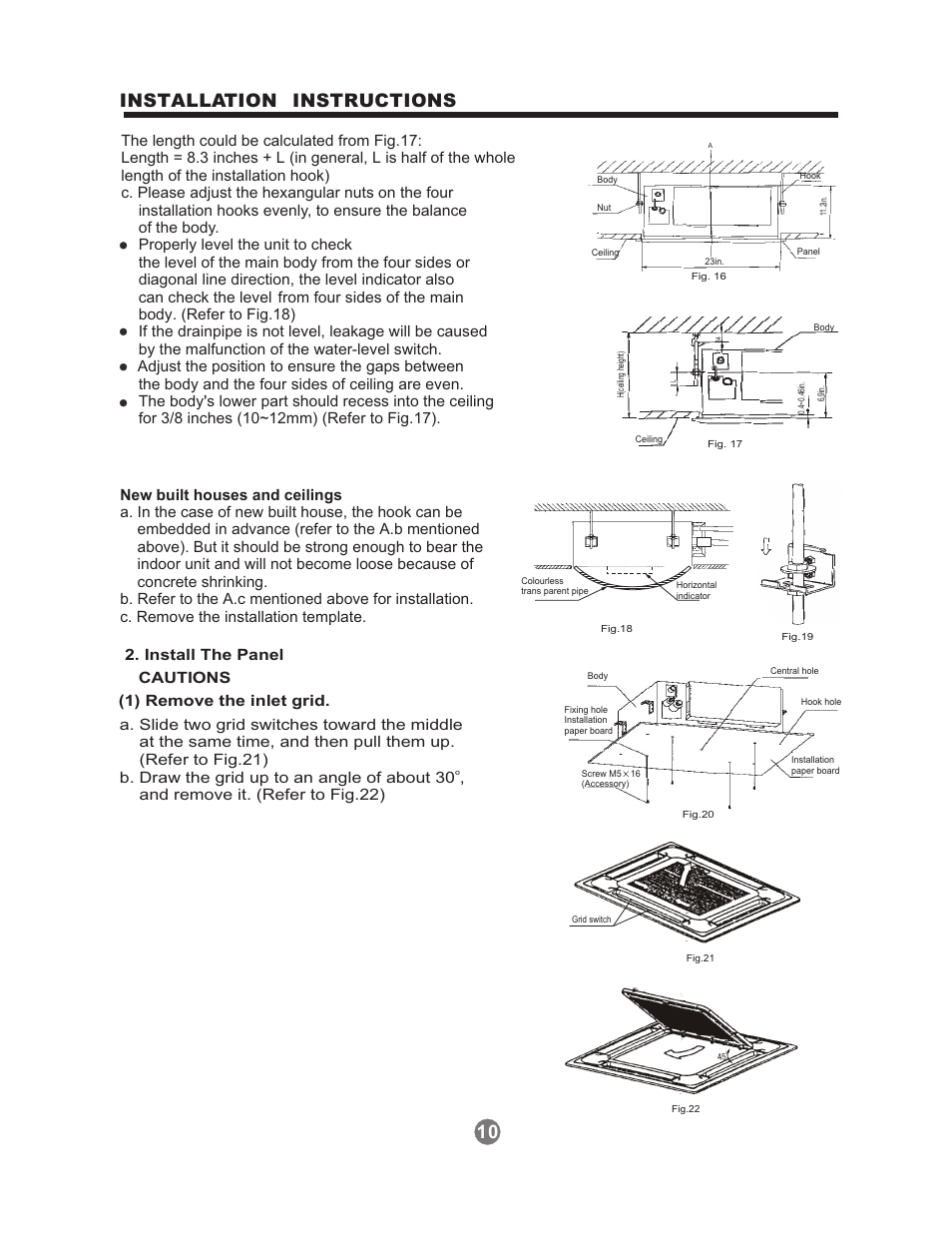 10 installation instructions | Perfect Aire 1PAMSH36-MZO4-16 Installation Manual User Manual | Page 11 / 24