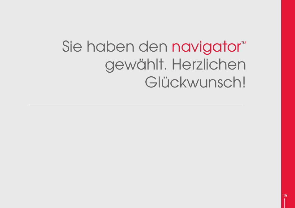 Sie haben den navigator, Gewählt. herzlichen glückwunsch | phil&teds navigator User Manual | Page 19 / 68