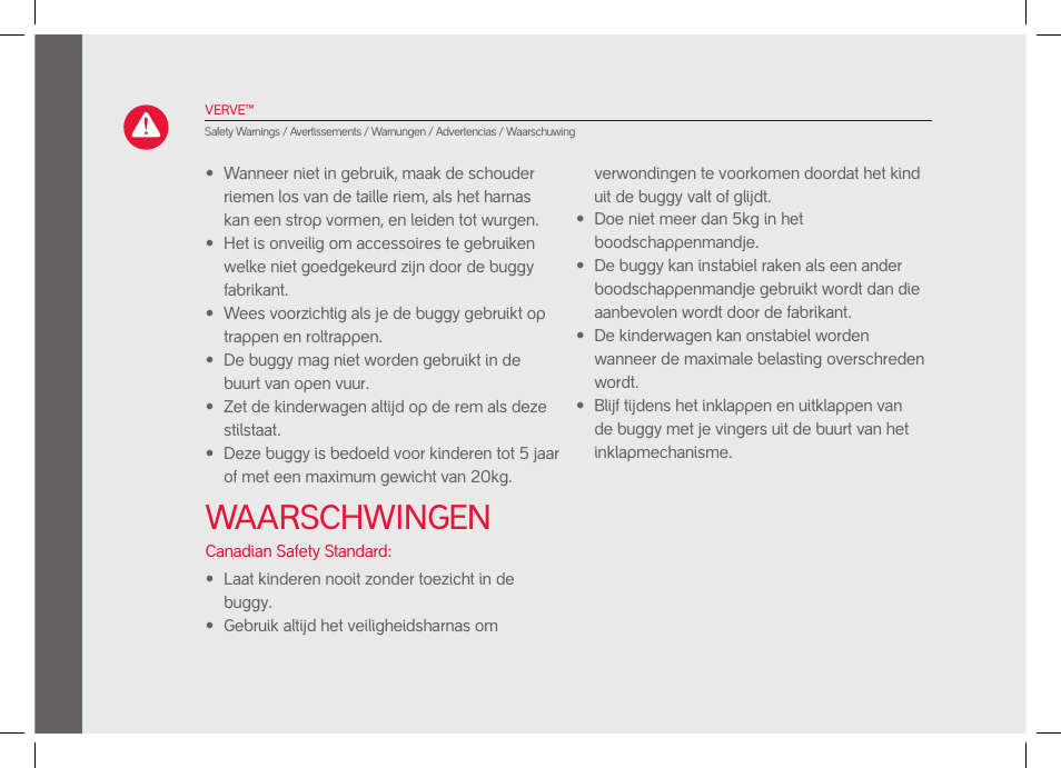 Waarschwingen | phil&teds verve pre-2014 User Manual | Page 32 / 58