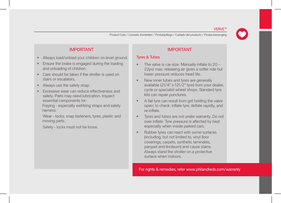 phil&teds verve pre-2014 User Manual | Page 5 / 58