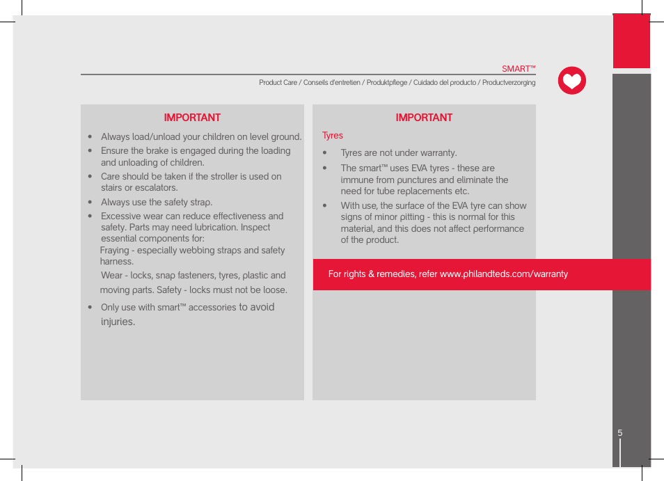 phil&teds smart User Manual | Page 5 / 42
