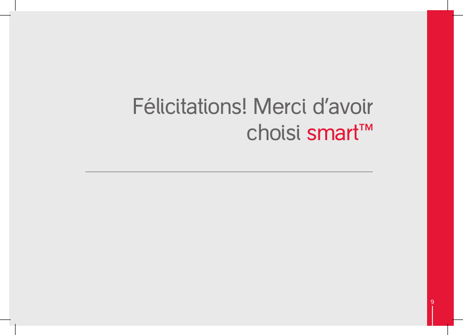 Félicitations! merci d’avoir choisi smart | phil&teds smart User Manual | Page 9 / 42