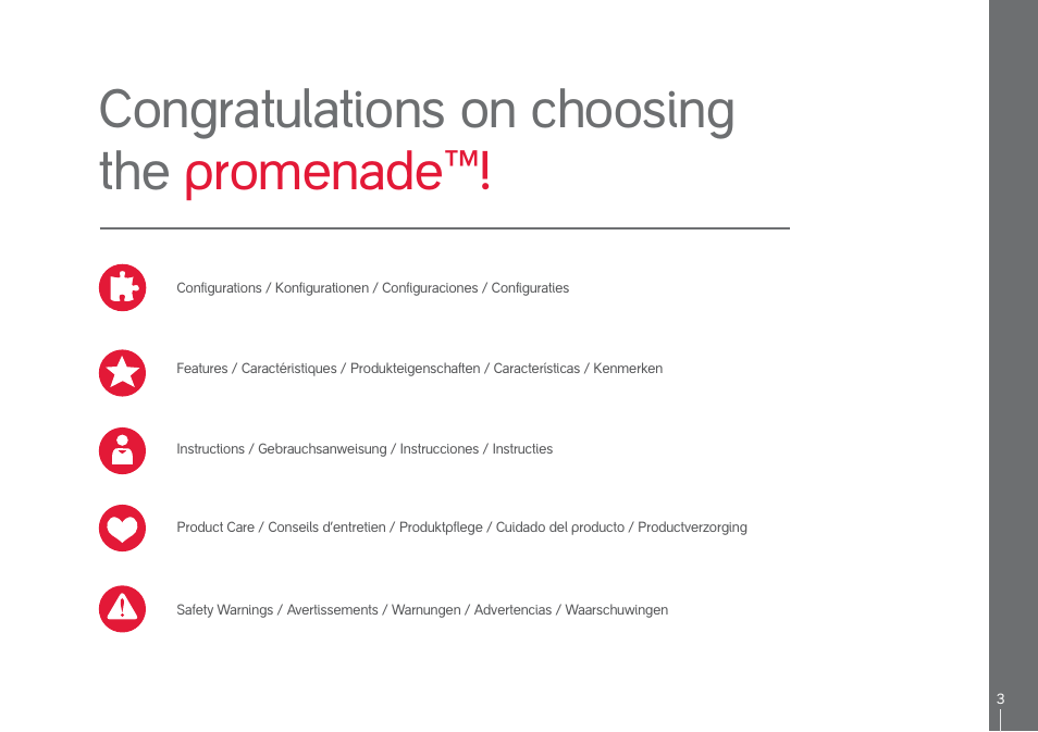 phil&teds promenade User Manual | Page 3 / 76