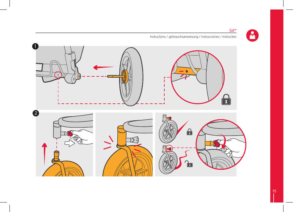 phil&teds S4 USA & AUS User Manual | Page 15 / 28