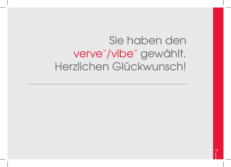 Sie haben den verve, Vibe, Gewählt. herzlichen glückwunsch | phil&teds verve 2014 User Manual | Page 19 / 72