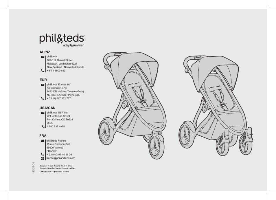 phil&teds verve 2014 User Manual | Page 72 / 72