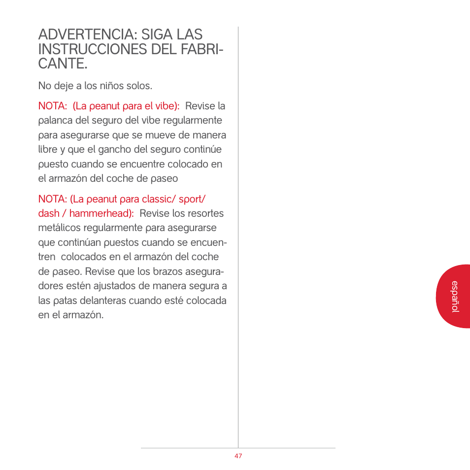 phil&teds peanut User Manual | Page 49 / 62