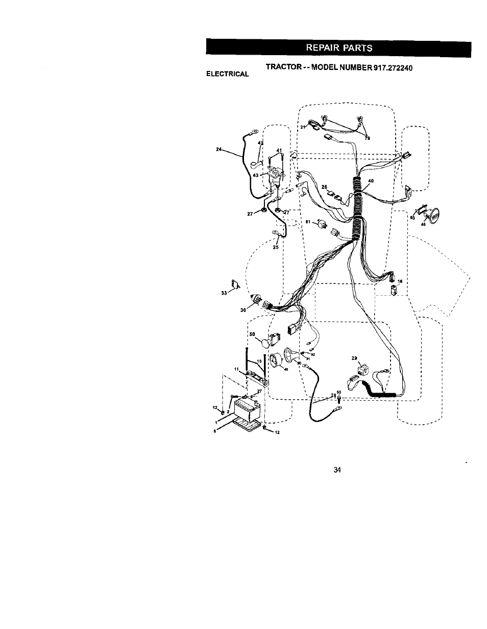 Repair parts | Craftsman 917.272240 User Manual | Page 34 / 64