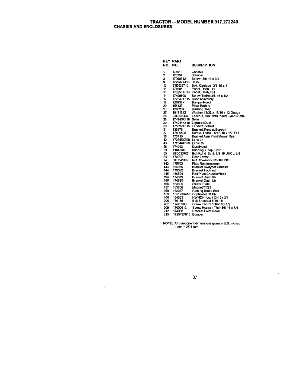 Chassis and enclosures | Craftsman 917.272240 User Manual | Page 37 / 64