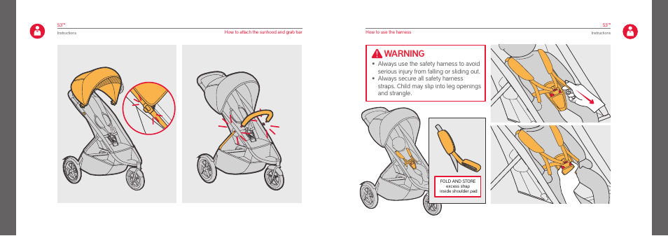 Warning | phil&teds S3 - USA User Manual | Page 9 / 15