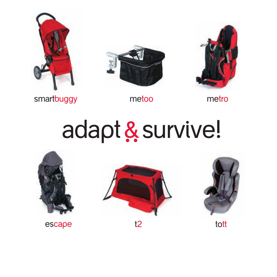 Adapt ` survive | phil&teds sport v1 User Manual | Page 18 / 24