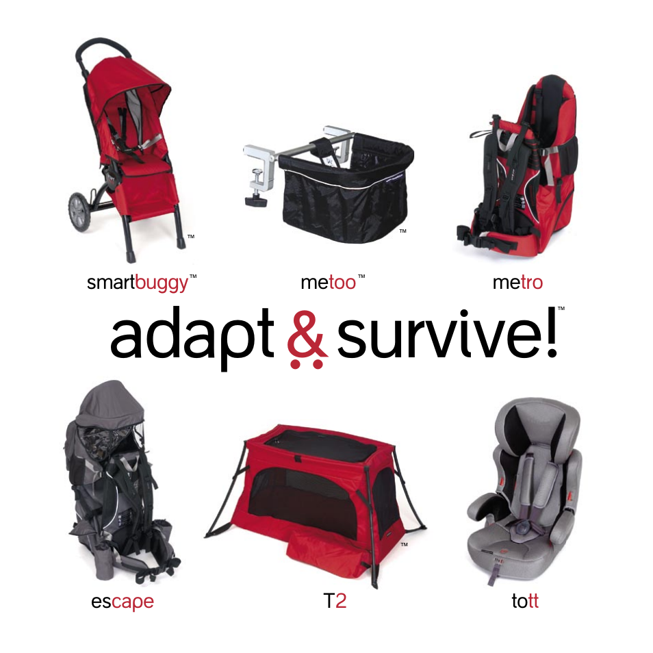 Adapt ` survive | phil&teds e3 buggy User Manual | Page 18 / 24