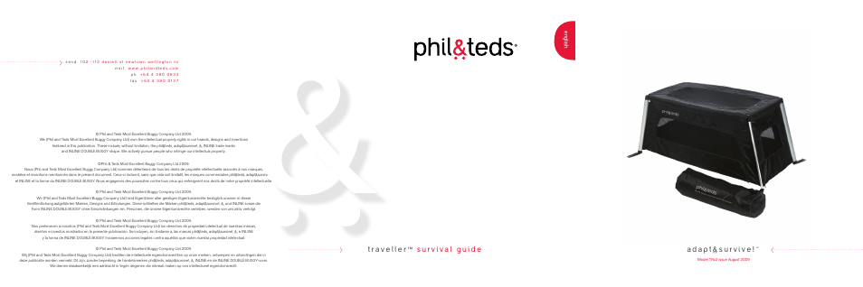 phil&teds traveller (pre-2013) User Manual | 43 pages