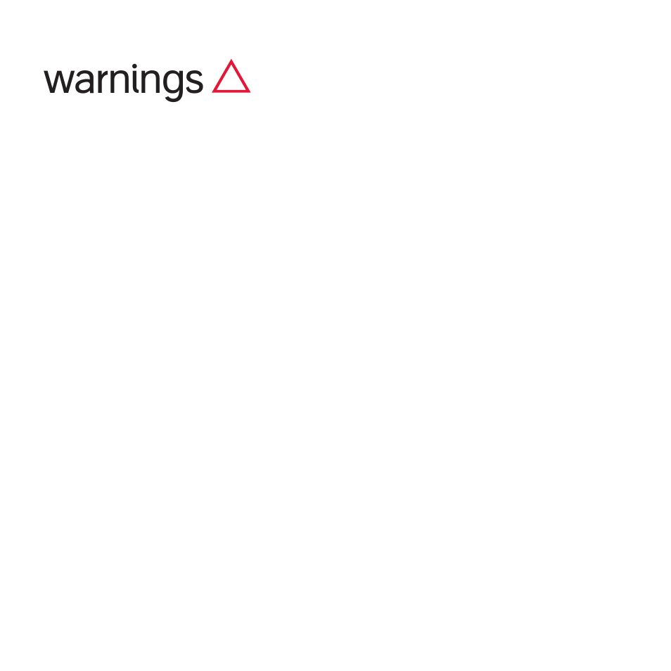 Warnings | phil&teds T2 travel cot User Manual | Page 11 / 12