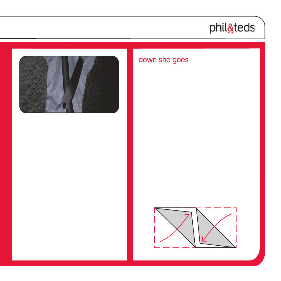 Down she goes | phil&teds T2 travel cot User Manual | Page 5 / 12