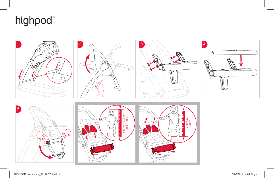 Highpod | phil&teds highpod User Manual | Page 4 / 42
