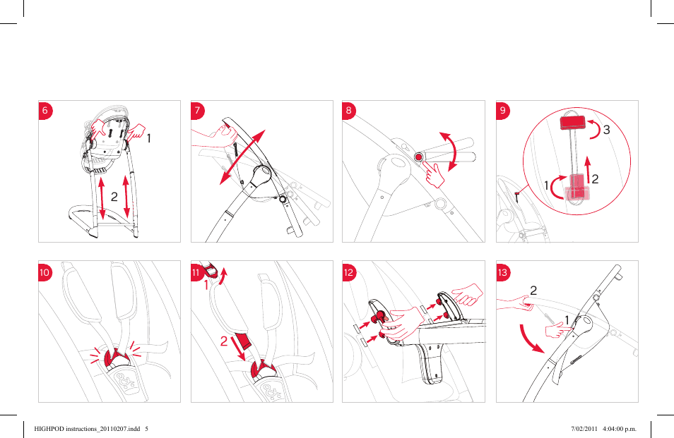 phil&teds highpod User Manual | Page 5 / 42