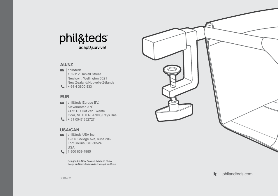 phil&teds metoo User Manual | Page 22 / 22