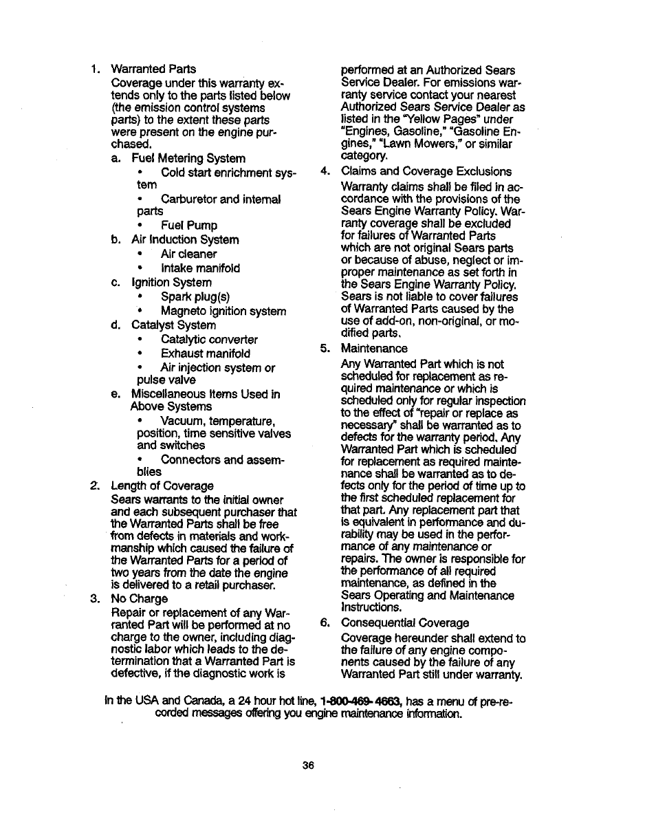 Craftsman 536881851 User Manual | Page 36 / 100