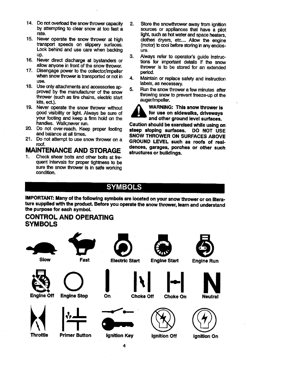 O i n h n | Craftsman 536881851 User Manual | Page 4 / 100