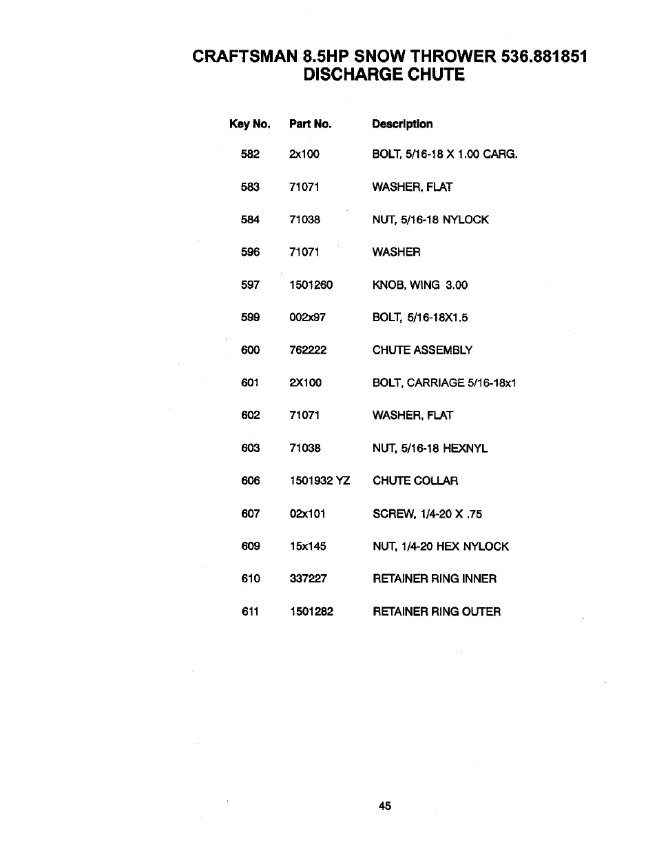 Craftsman 536881851 User Manual | Page 45 / 100